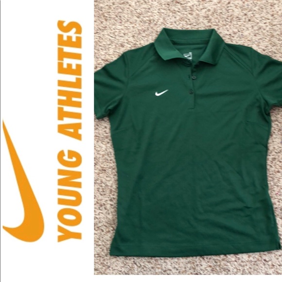 Nike Dri Fit Polo Shirt Blue and White 12 NWT Boy M 10
